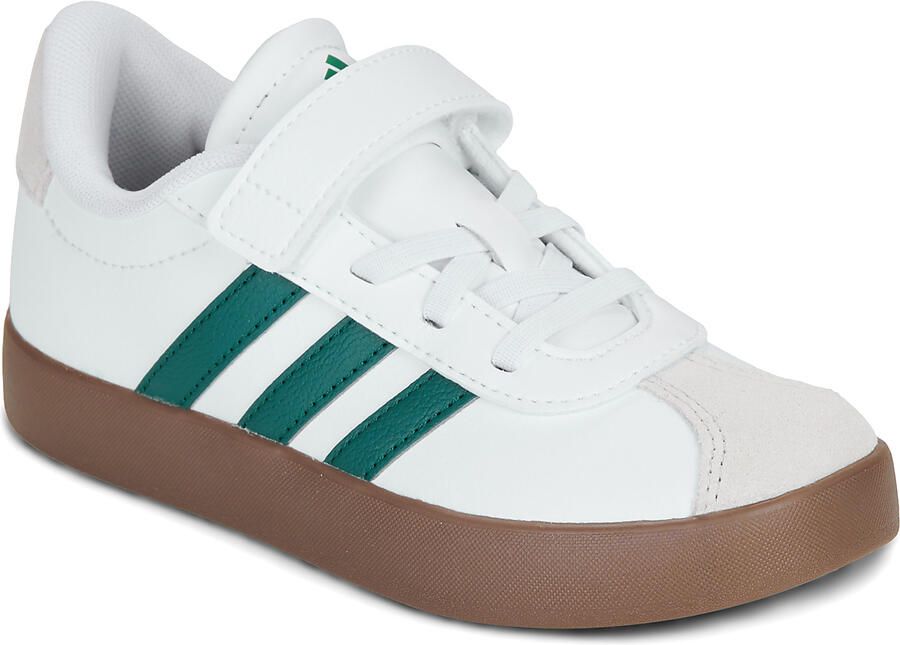Adidas Vl Court 3.0 Skateboarding Gymnastikskor För Barn Wit Kinderen - Foto 3