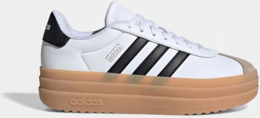 Adidas Lage Sneakers VL Court Bold Cloud White Core Black Wonder Beige (GS)