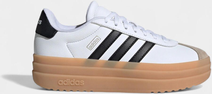 Adidas Lage Sneakers VL Court Bold Cloud White Core Black Wonder Beige (GS)