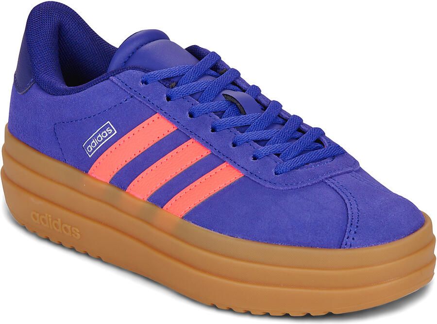 Adidas Sportswear VL Court Bold chunky leren suède sneakers paars roze - Foto 5