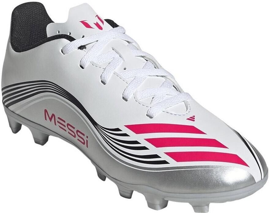 Adidas Perfor ce F50 Messi Club FG MG junior voetbalschoenen wit rood grijs - Foto 4