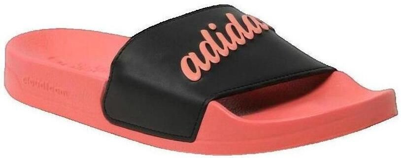 Adidas Sportswear Adilette Shower badslippers koraalrood zwart - Foto 3