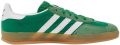 Adidas Originals Groene Gazelle Sneakers met Suède Details - Groen
