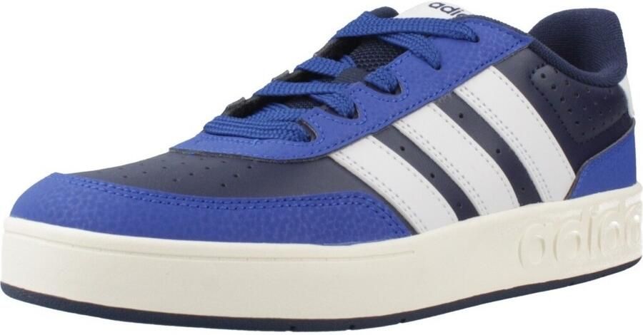 Adidas Breakbase kinder sneakers blauw wit 1 3 Uitneembare zool - Foto 3