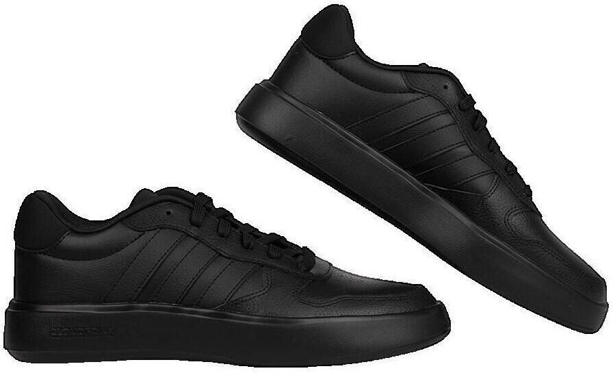 Adidas Sneakers Chaussures Litecourt en cuir naturel Noir - Foto 4