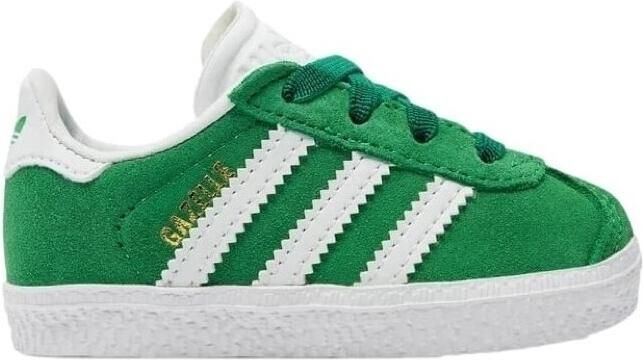 Adidas Originals Gazelle II Baby's Green Cloud White Gold Metallic Kind Green Cloud White Gold Metallic