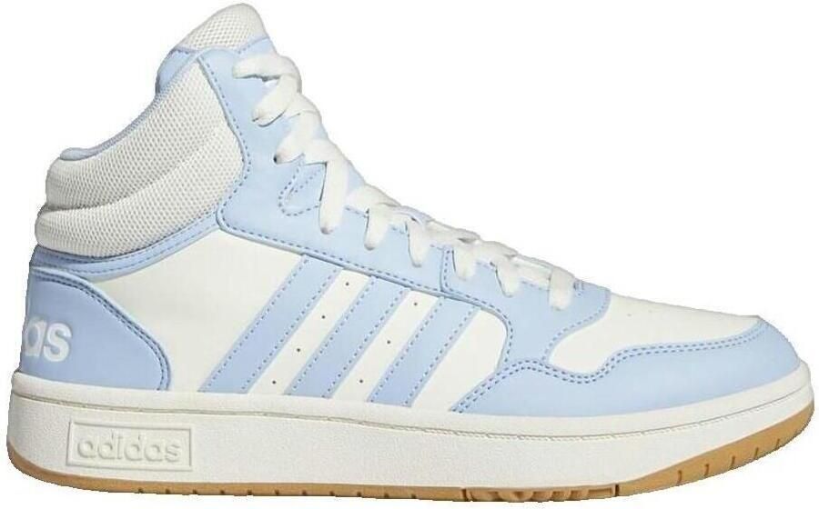 Adidas Hoops 3.0 Mid Classic Vintage Schoenen Wit Blauw 2 3 Vrouw - Foto 3
