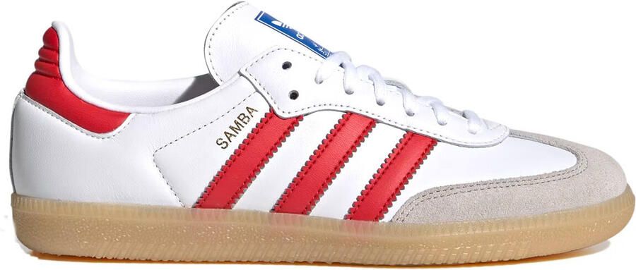 Adidas Originals Witte Rode Samba OG Sneakers White - Foto 3