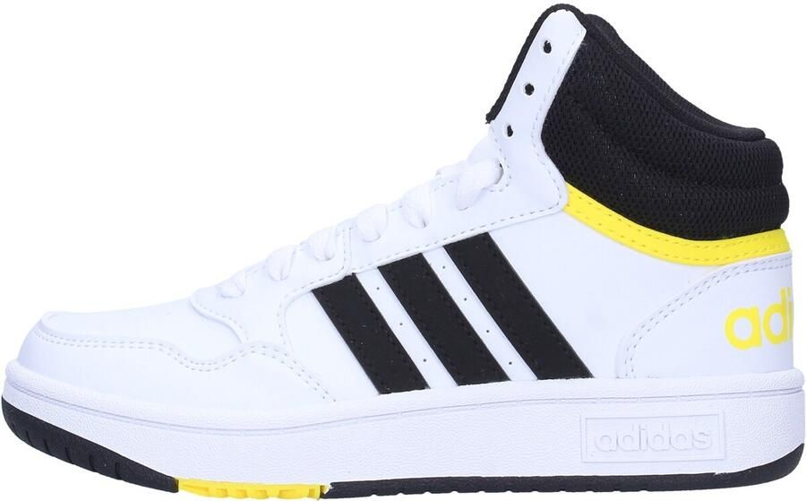 Adidas hoops mid 3.0 sneakers wit geel kinderen - Foto 6