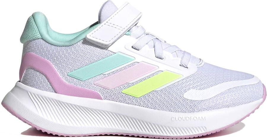 Adidas Sportswear Runfalcon 5 sneakers wit roze mintgroen