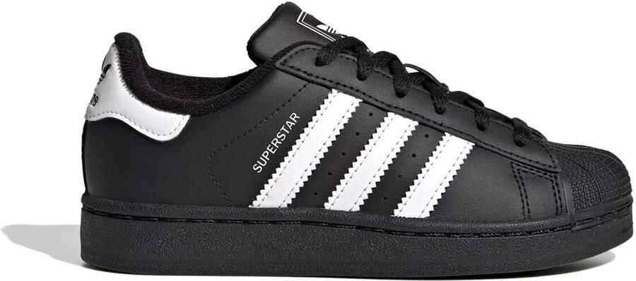 Adidas Superstar Peuterschoenen Zwart Leer
