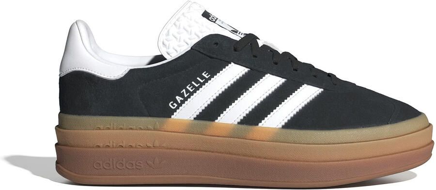 Adidas Originals Gazelle Bold Dames Core Black Cloud White Cloud White- Dames Core Black Cloud White Cloud White - Foto 6
