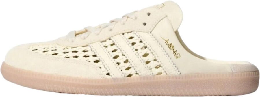 Adidas Sneakers Samba Mule Woven Basketweave Cream White