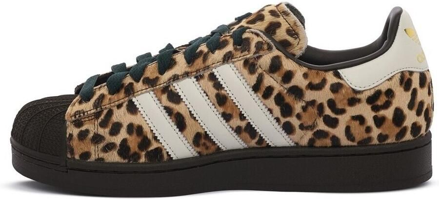 ADIDAS ORIGINALS Sneakers laag 'Superstar II' ivoor cappuccino donkerbruin donkergroen - Foto 3