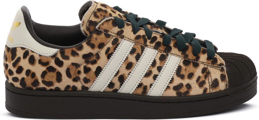 ADIDAS ORIGINALS Sneakers laag 'Superstar II' ivoor cappuccino donkerbruin donkergroen