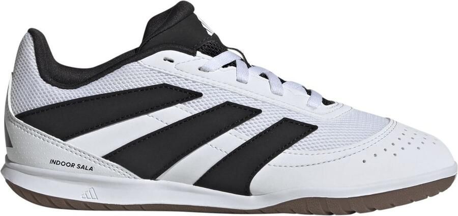 Adidas Perfor ce Predator Club In Sala junior zaalvoetbalschoenen wit zwart geel Imitatieleer