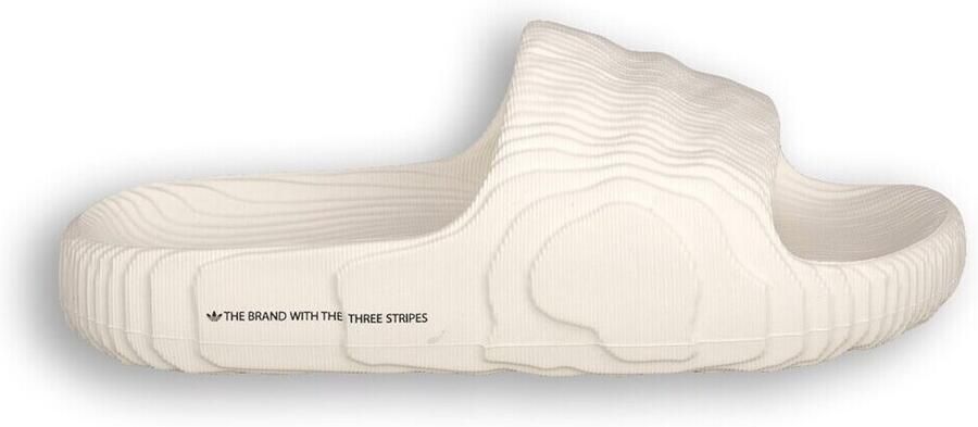 Adidas Originals Adilette 22 Badslippers Sandalen Schoenen off white off white core black maat: 42 beschikbare maaten:37 38 39 40.5 42 35.5 - Foto 4