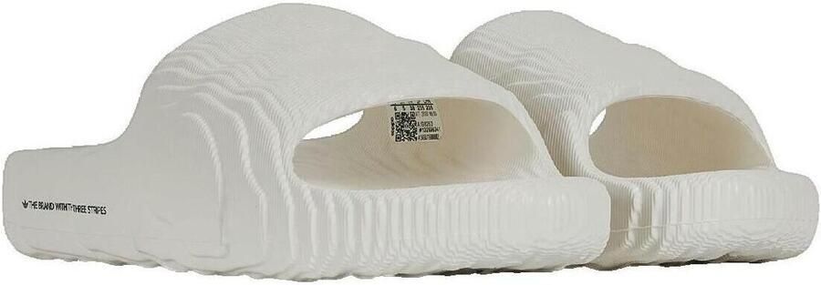 Adidas Originals Adilette 22 Badslippers Sandalen Schoenen off white off white core black maat: 42 beschikbare maaten:37 38 39 40.5 42 35.5 - Foto 6