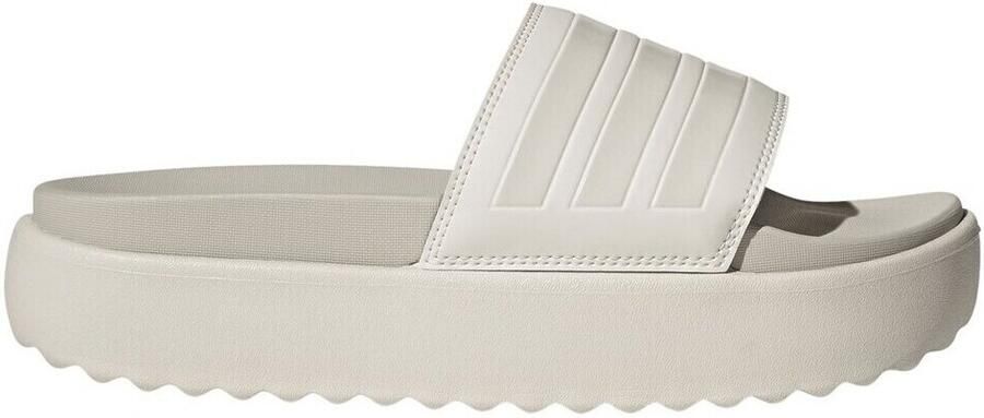Adidas Women's Adilette Platform Sandalen 2 3 beige