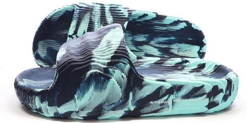 Adidas adilette Dames Slippers en Sandalen Blauw Maat: 38 Mesh Synthetisch Foot Locker