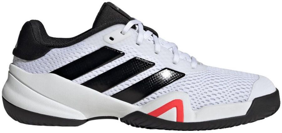 Adidas Tennisschoenen Baskets barricade blanc marron gris