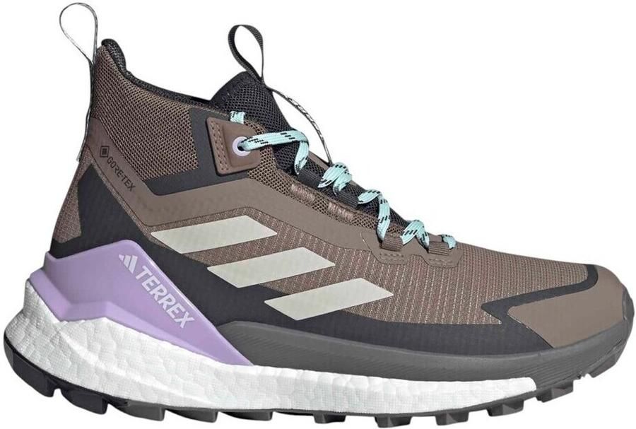 ADIDAS TERREX Boots 'Free Hiker 2.0' chocoladebruin brokaat lavendel wit