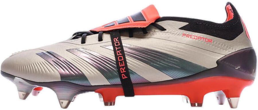 Adidas Predator Elite FT IJzeren-Nop Voetbalschoenen (SG) Zilver Zwart Roze