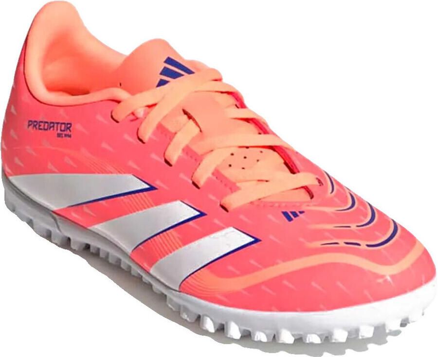 Adidas Perfor ce Predator Club junior voetbalshcoenen koraalrood wit kobaltblauw - Foto 6