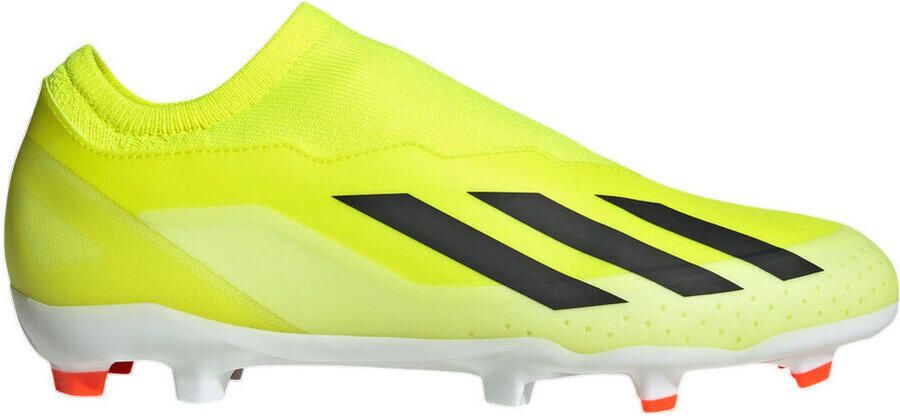 Adidas X Crazyfast League Laceless FG Team Solar Yellow 2 Core Black Cloud White- Team Solar Yellow 2 Core Black Cloud White - Foto 3