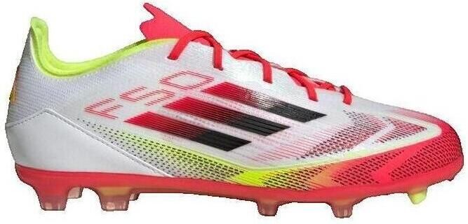 Adidas F50 Elite Gras Voetbalschoenen (FG) Kids Wit Rood Zwart Geel - Foto 2
