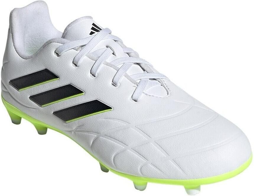 Adidas Perfor ce Copa Pure.3 FG Jr. leren voetbalschoenen wit zwart geel Leer 37 1 3 - Foto 3