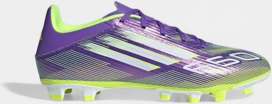 Adidas Voetbalschoenen F50 Club FG MG Purple Rush Cloud White Lucid Lemon