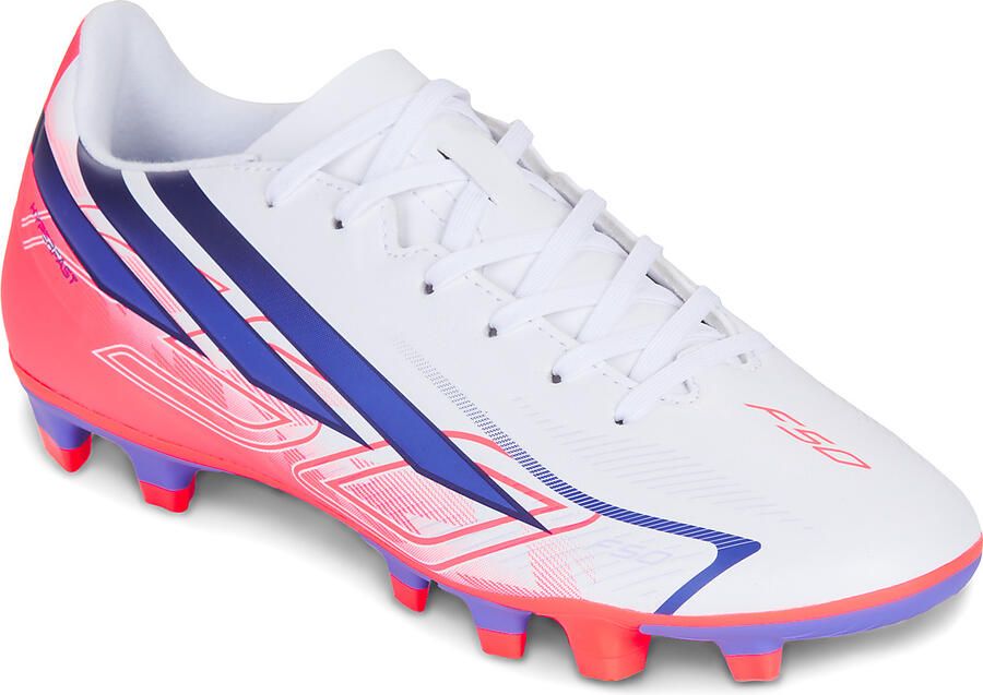 Adidas Perfor ce F50 Hyperfast Club FG MG senior imitatieleren voetbalschoenen roze paars - Foto 4