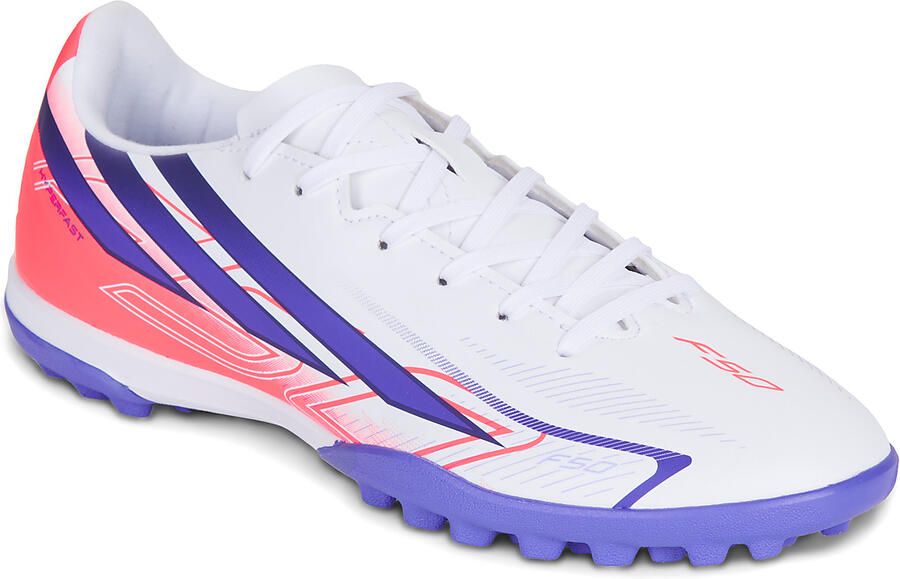 Adidas Perfor ce F50 Hyperfast Club senior imitatieleren voetbalschoenen roze paars - Foto 5