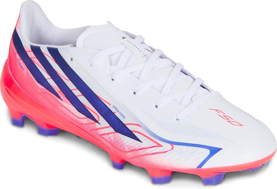 Adidas Perfor ce F50 Hyperfast League senior imitatieleren voetbalschoenen roze paars - Foto 4