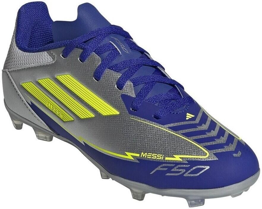 Adidas Perfor ce F50 League Messi Firm Multi-Ground Voetbalschoenen Kids Kinderen Zilver - Foto 2