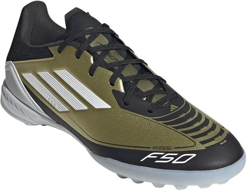 Adidas Performance Messi F50 League Turf Voetbalschoenen Unisex Goud - Foto 2