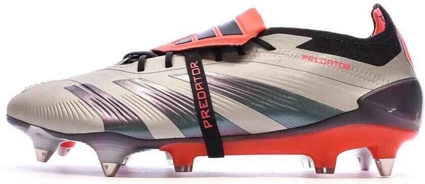 Adidas Predator Elite FT IJzeren-Nop Voetbalschoenen (SG) Zilver Zwart Roze