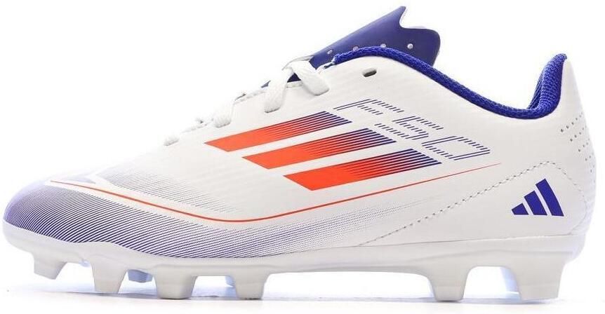 Adidas Perfor ce F50 Club Junior voetbalschoenen wit rood kobaltblauw Imitatieleer 36 2 3 - Foto 4