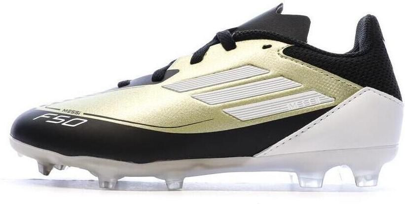 Adidas Perfor ce F50 League junior voetbalschoenen goudmetallic wit zwart Imitatieleer 38 2 3 - Foto 3