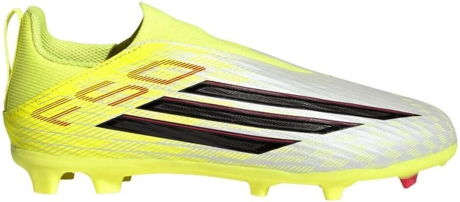 Adidas Perfor ce F50 LEAGUE Laceless Firm Ground Multi Ground Voetbalschoenen Kids Kinderen Geel - Foto 4