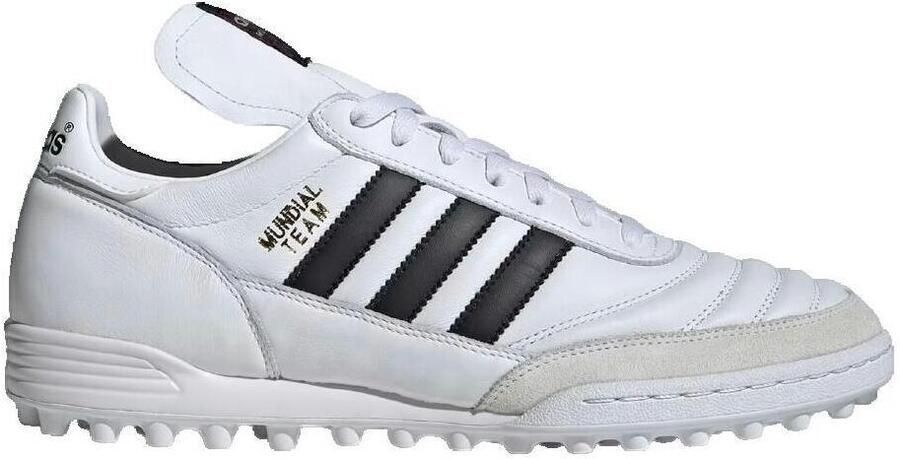 Adidas Mundial Team Turf Voetbalschoenen (TF) Wit Zwart Goud