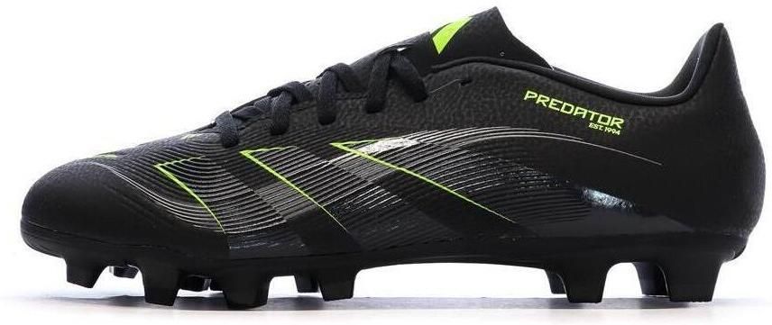 Adidas Predator Club Gras Kunstgras Voetbalschoenen (MG) Zwart Donkergrijs Neongeel - Foto 5