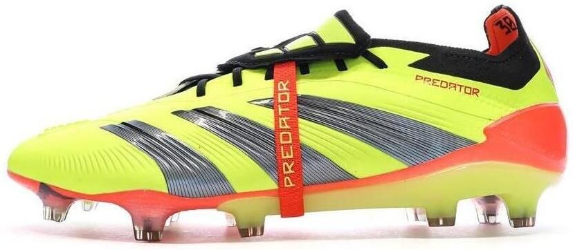 Adidas Predator Elite FT Gras Voetbalschoenen (FG) Felgeel Zwart Rood