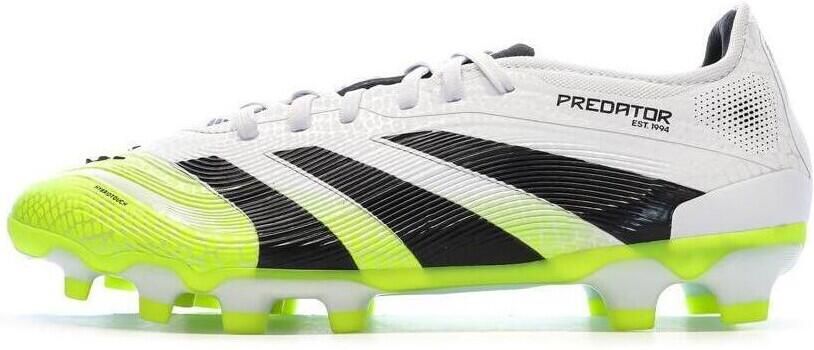Adidas Predator Pro Gras Kunstgras Voetbalschoenen (MG) Wit Zwart Neongeel