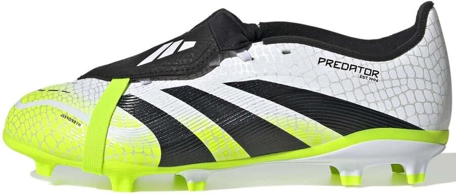 Adidas Perfor ce Predator League Fold-Over Tongue Firm Multi-Ground Voetbalschoenen Kids Kinderen Wit
