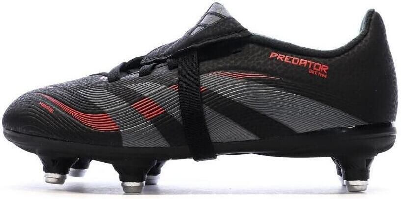 Adidas Performance Predator League Fold-Over Tongue Soft Ground Voetbalschoenen Kids Kinderen Zwart