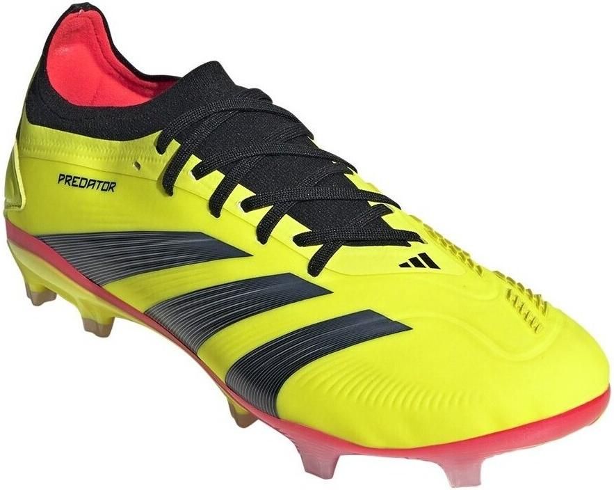 Adidas Predator 24 Pro FG Team Solar Yellow 2 Core Black Solar Red- Heren Team Solar Yellow 2 Core Black Solar Red