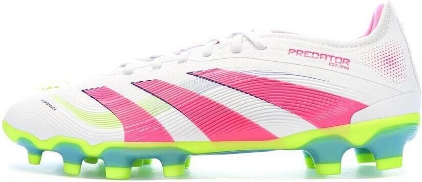 Adidas Predator Pro Gras Kunstgras Voetbalschoenen (MG) Wit Roze Neongeel