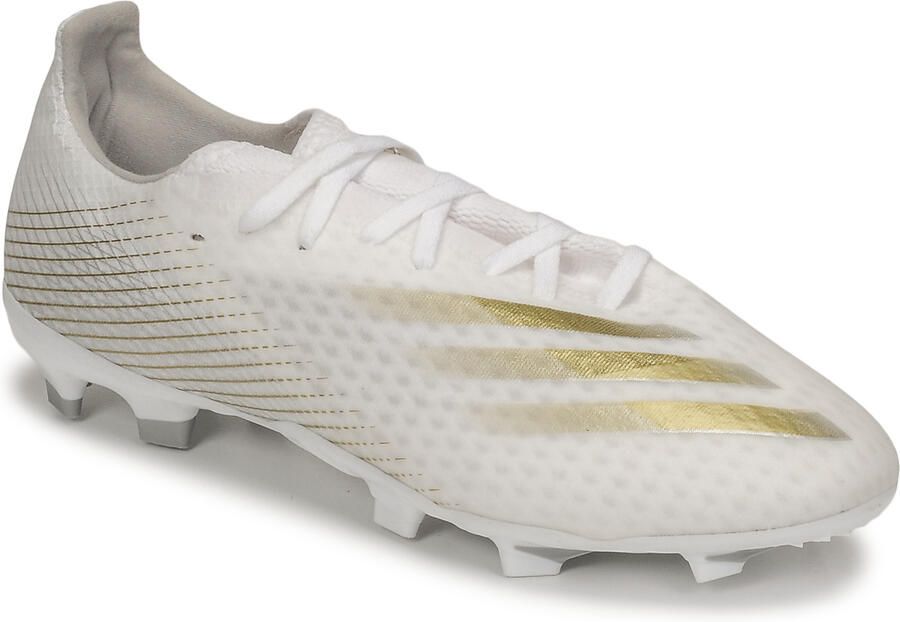 Adidas Performance X Ghosted.3 FG Sr. voetbalschoenen wit goud - Foto 3